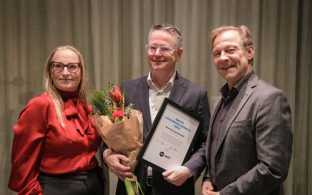 Richard Rosenquist Brandell utsedd till Årets läkemedelsprofil